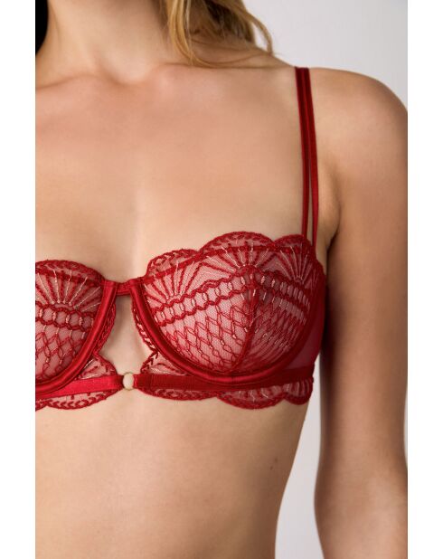 BH mit Bügel n° 9 Rosace rot