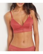 Reggiseno senza ferretto con incisione in terracotta