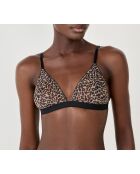 Soutien-gorge sans armatures Pelage noir