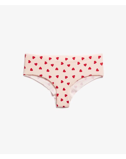 Shorty Confort Print rose poudre
