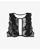 Sujetador negro con aros Rendez Vous