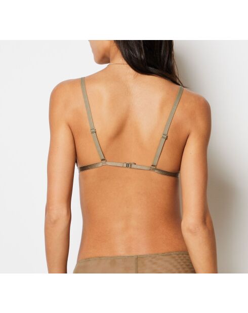 Sujetador sin aros Amaryllis caqui oliva