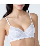 Idole weißer Bügel-BH