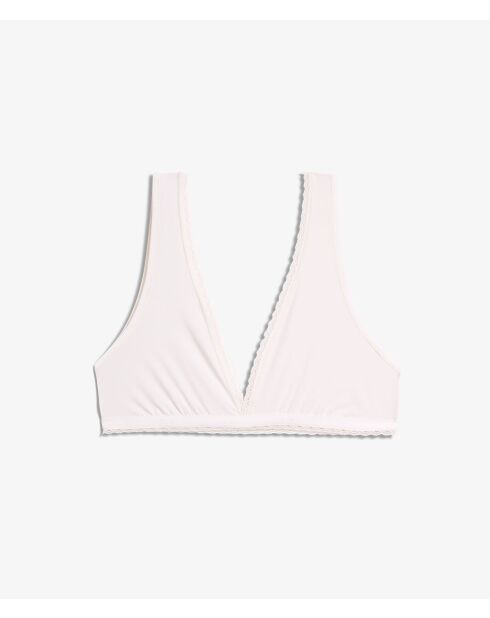 Weicher 360 ecrufarbener BH ohne Bügel