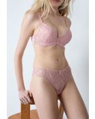 Tanga mit rosa Puderherz