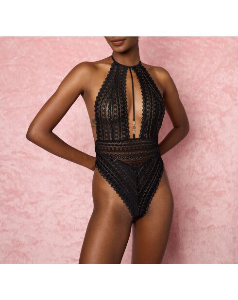 Body une pièce sans armatures Intrepide noir