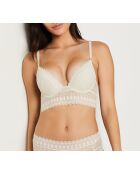 Soutien-gorge push-up avec armatures Gravure lin