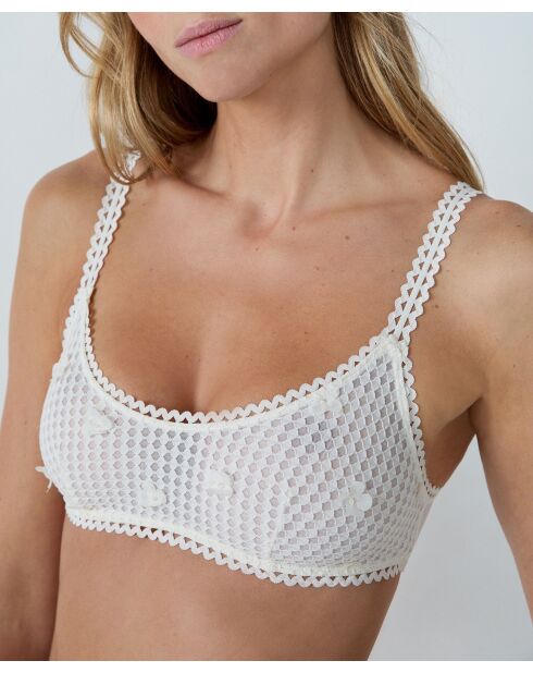 Soutien-gorge sans armatures Jasmin écru