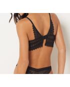 Soutien-gorge push-up avec armatures Gravure noir
