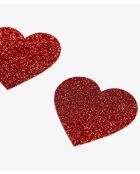 Cubrepezones Petales Glitter Red