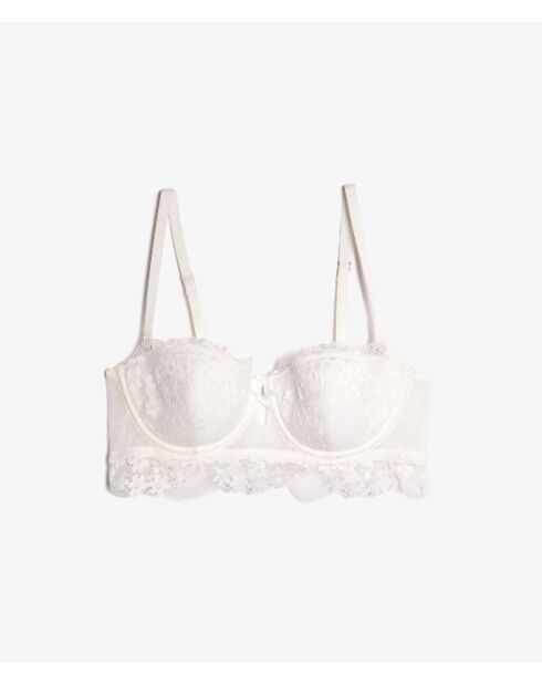 Prächtiger ecrufarbener Bügel-BH