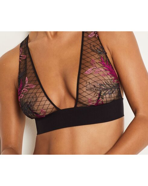 Soutien-gorge sans armatures n°8 Fragments noir