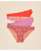 Set van 4 rode Silane slipjes