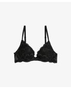 Flash zwarte push-up bh met beugel