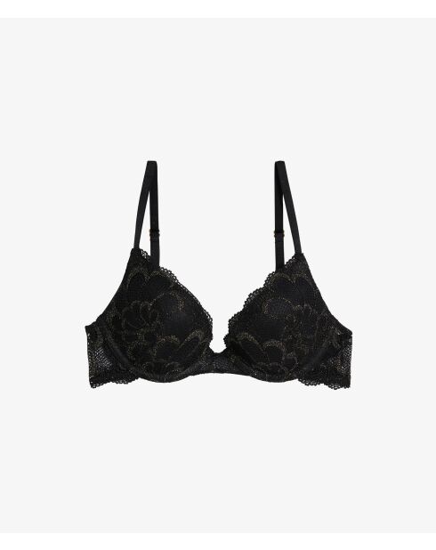 Flash zwarte push-up bh met beugel