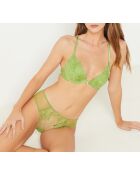 Sujetador Push-up Conquise anis con aros