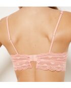 Kunstzinnige roze bh zonder beugel