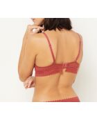 Sujetador con aros n°4 Diamant terracotta