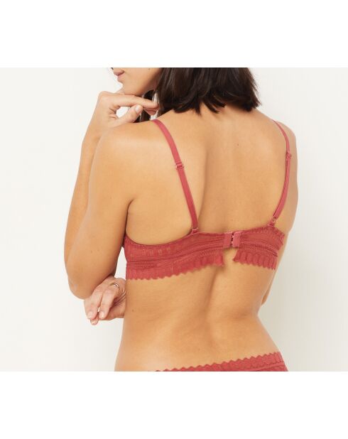 Sujetador con aros n°4 Diamant terracotta