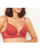 Push-up-BH mit Bügel Nr. 2 Diamant Terrakotta