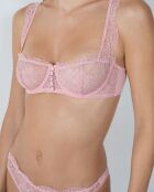 BH met beugel nr. 9 Coeur roze poeder