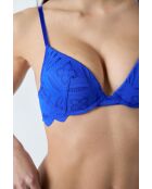 Evasion Indigofarbener Push-up-BH mit Bügel