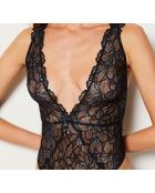 Body de una sola pieza sin aros Reflet noir