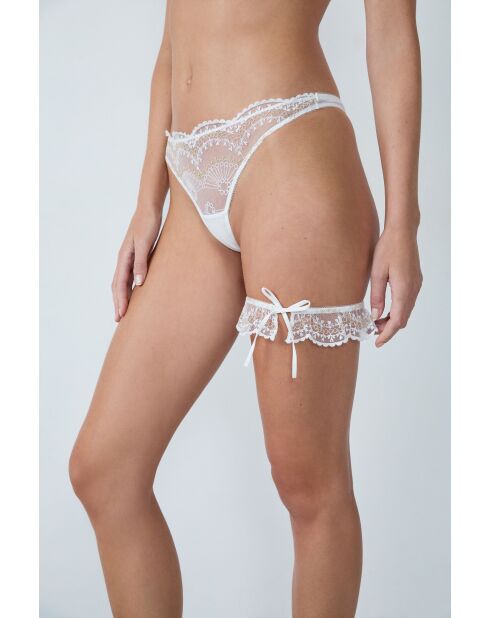 Jarretière Promise écru