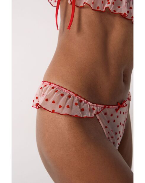 Roze/rode stringdief