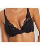 #3 Legende schwarzer Push-up-BH mit Bügel