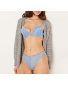 Idole blauwe push-up bh met beugel nr. 2