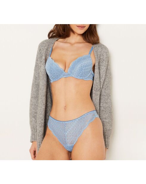 Idole blauwe push-up bh met beugel nr. 2