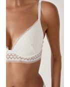 Crush ecru push-up bh met beugel