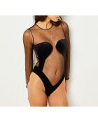 Body intero nero senza ferretto Intrigante