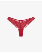 Tanga Rosace rouge