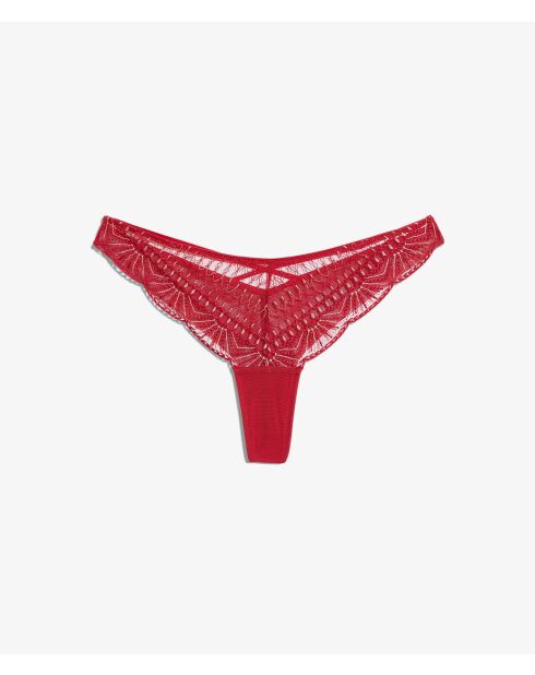 Tanga Rosace rouge