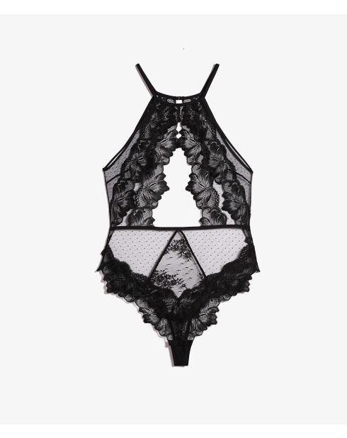 Body intero nero senza ferretto Rendez Vous