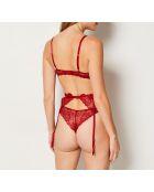 Porte‑jarretelles Desinvolte W24 rouge