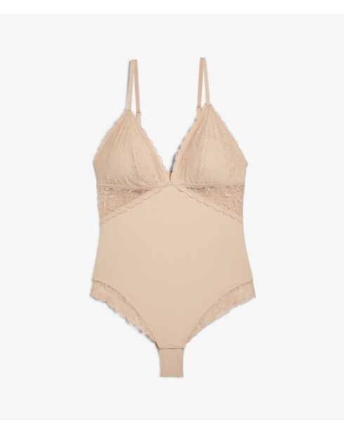 Einteiliger Body ohne Bügel aus Leinen von Everyday Control