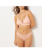 BH ohne Bügel mit abnehmbarem Polster Nr. 8 Idole Apricot