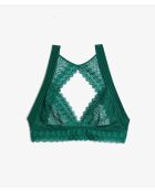 Soutien-gorge sans armatures Gravure vert sapin