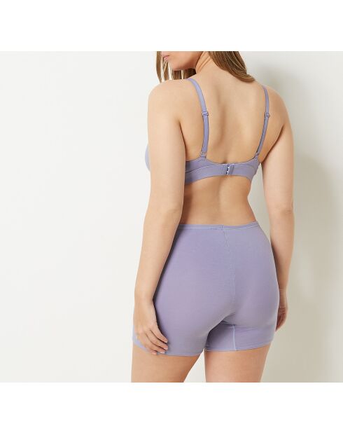 Soutien-gorge sans armatures pad amovible n°8 Coton 360 Violet