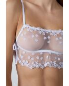 Witte ongrijpbare bh zonder beugel