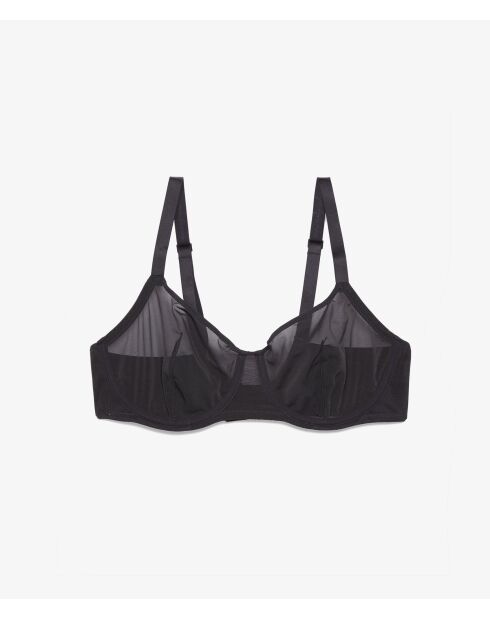 Zwarte Pure Mesh beugelbeha