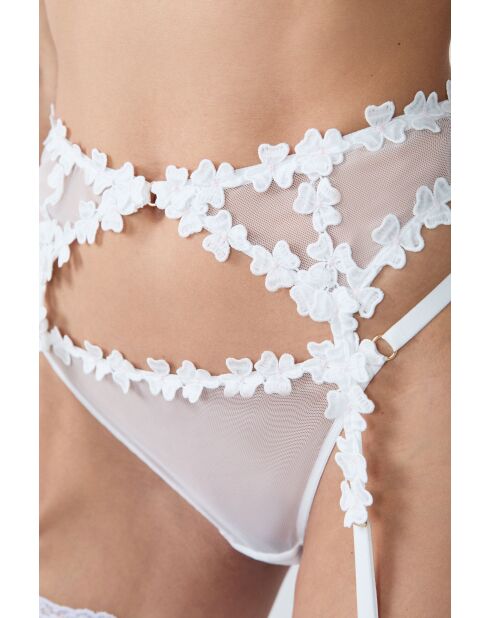 Porte‑jarretelles Ps I Love You écru