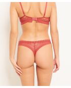 Tanga mit Terrakotta-Diamanten