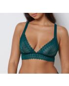 Soutien-gorge sans armatures Gravure vert sapin
