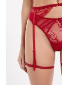 Porte‑jarretelles Mascarade rouge