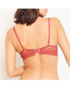 Push-up-BH mit Bügel Nr. 2 Diamant Terrakotta