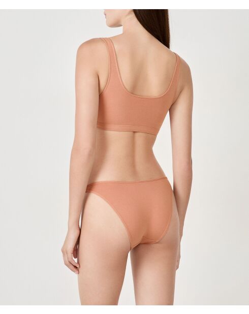 Slipje van 360 katoen, poederroze